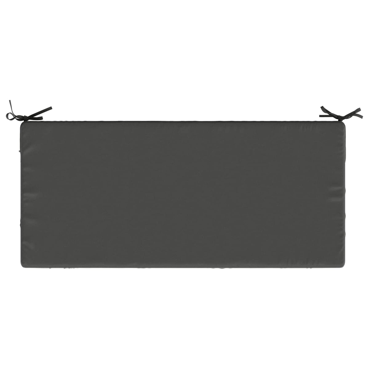 Bench Cushion SOEST 100% Polyester Anthracite 110 x 50 x 8 cm