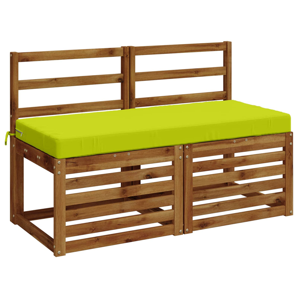 Bench Cushion SOEST 100% Polyester Bright Green 110 x 50 x 8 cm