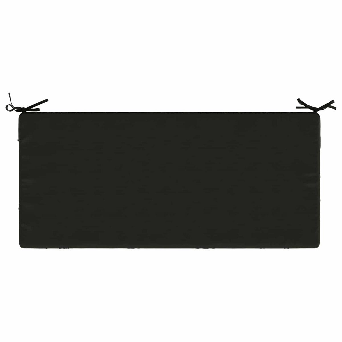 Bench Cushion SOEST 100% Polyester Black 110 x 50 x 8 cm