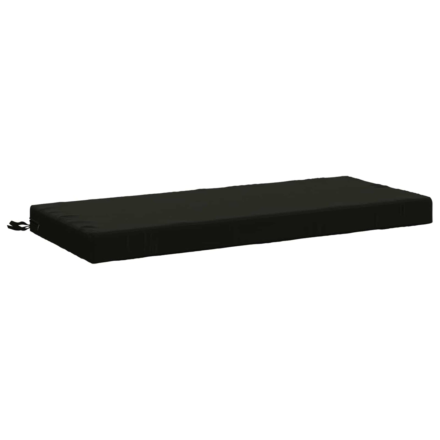 2-Piece Bench Cushions SOEST 2 pcs 100% Polyester Black
