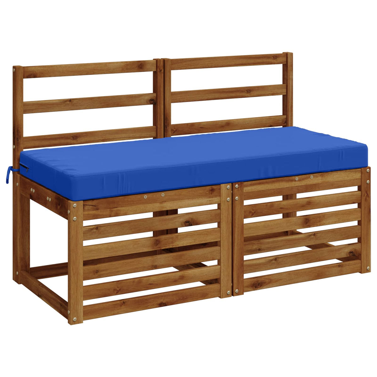 Bench Cushion SOEST 100% Polyester Royal Blue 110 x 50 x 8 cm