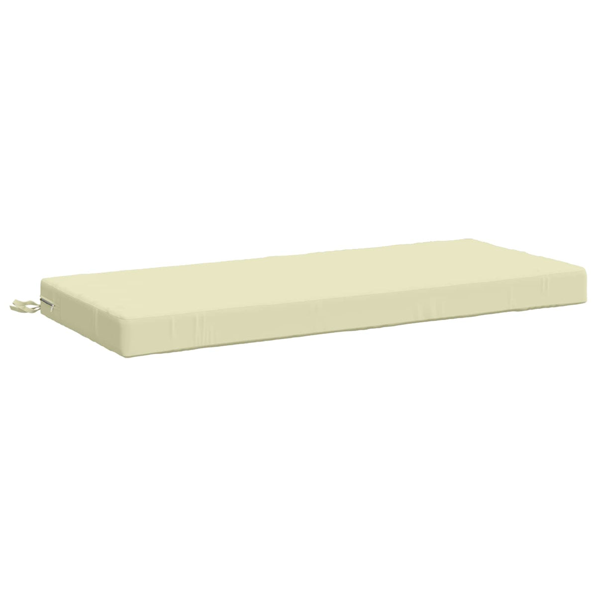 Bench Cushion SOEST 100% Polyester Cream 110 x 50 x 8 cm