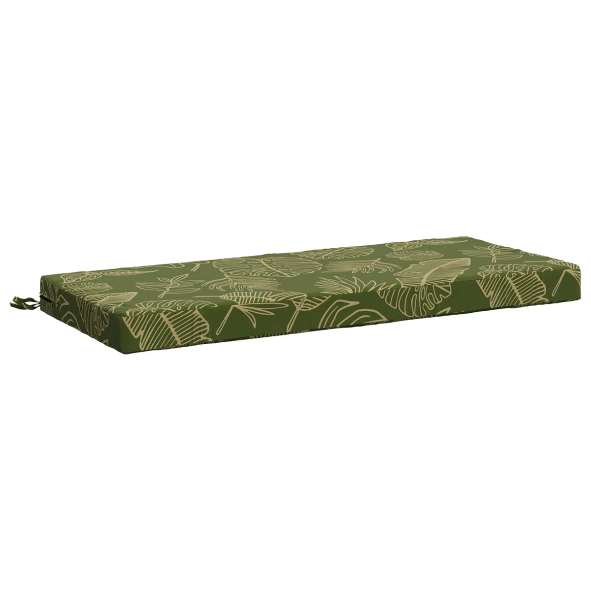 Bench Cushions SOEST 2 pcs 100% Polyester Leaf Design