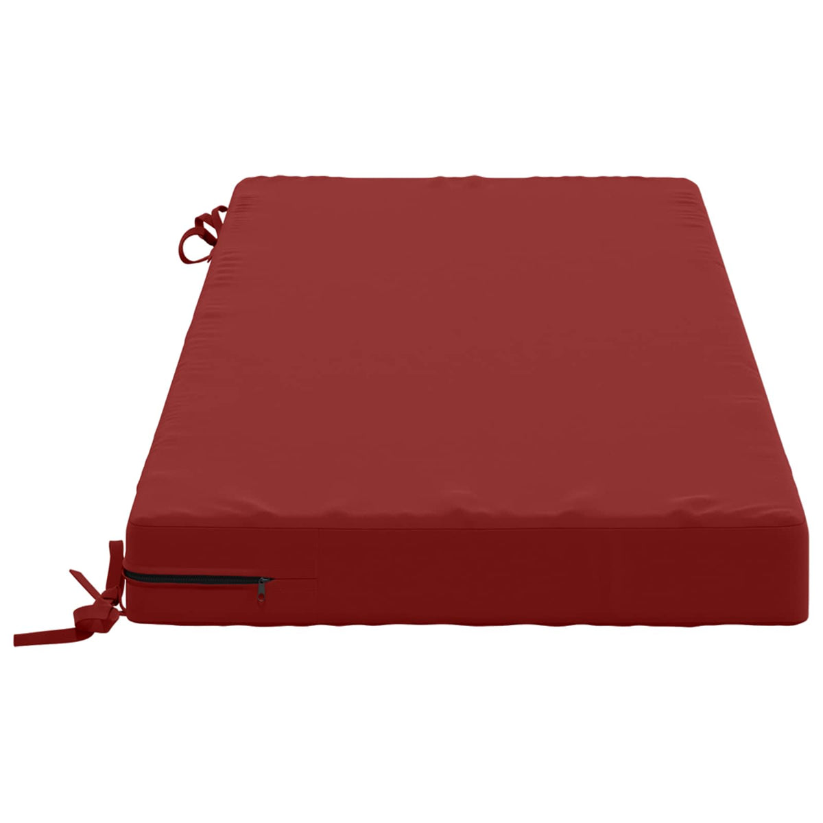 Bench Cushion SOEST 100% Polyester Wine Red 110 x 50 x 8 cm