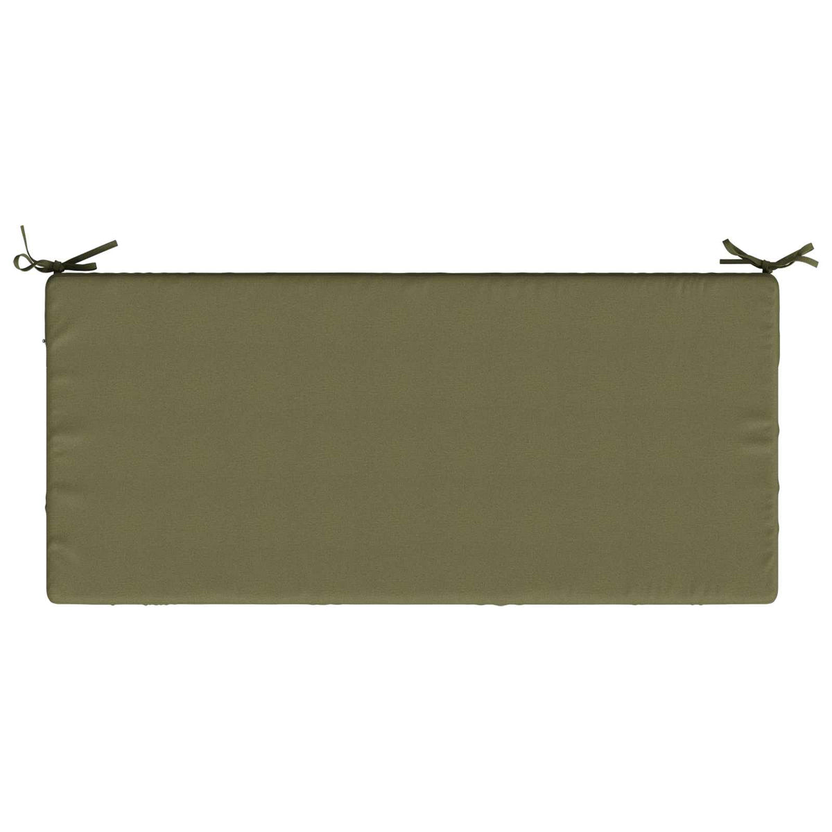 2-Piece Bench Cushions SOEST 100% Polyester Olive Green