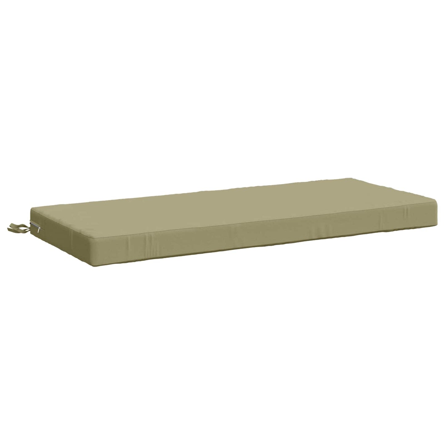 Bench Cushion SOEST 100% Polyester Light Green 120 x 50 x 8 cm