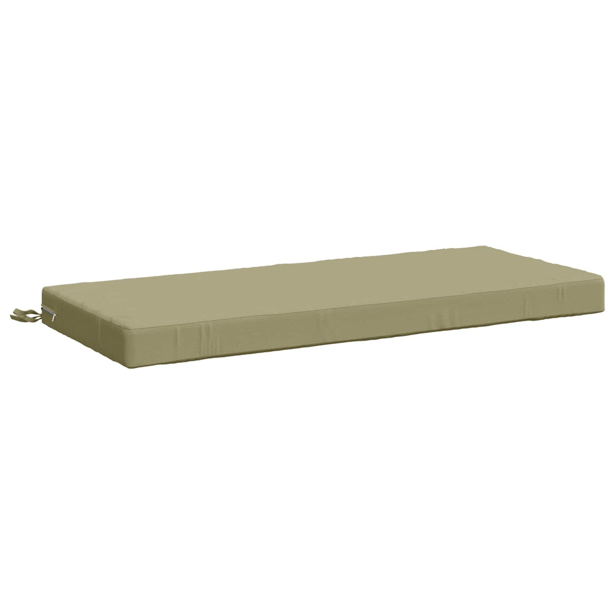2-Piece Bench Cushions SOEST 2 pcs 100% Polyester Light Green