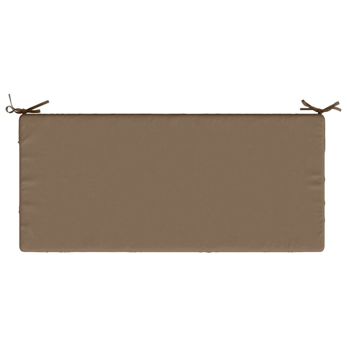 Bench Cushion SOEST 100% Polyester Taupe 120 x 50 x 8 cm