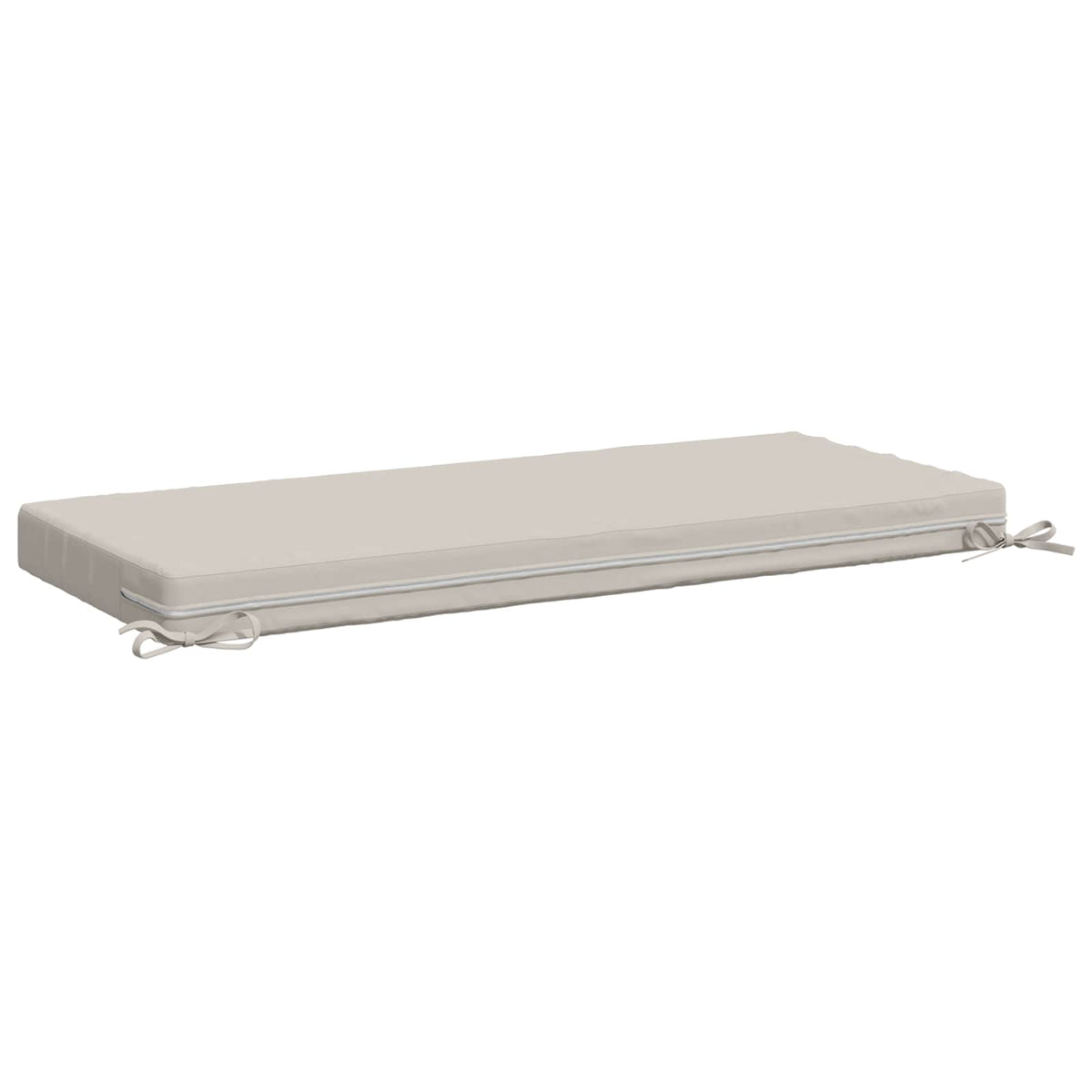 2-Piece Bench Cushions SOEST 2 pcs 100% Polyester White