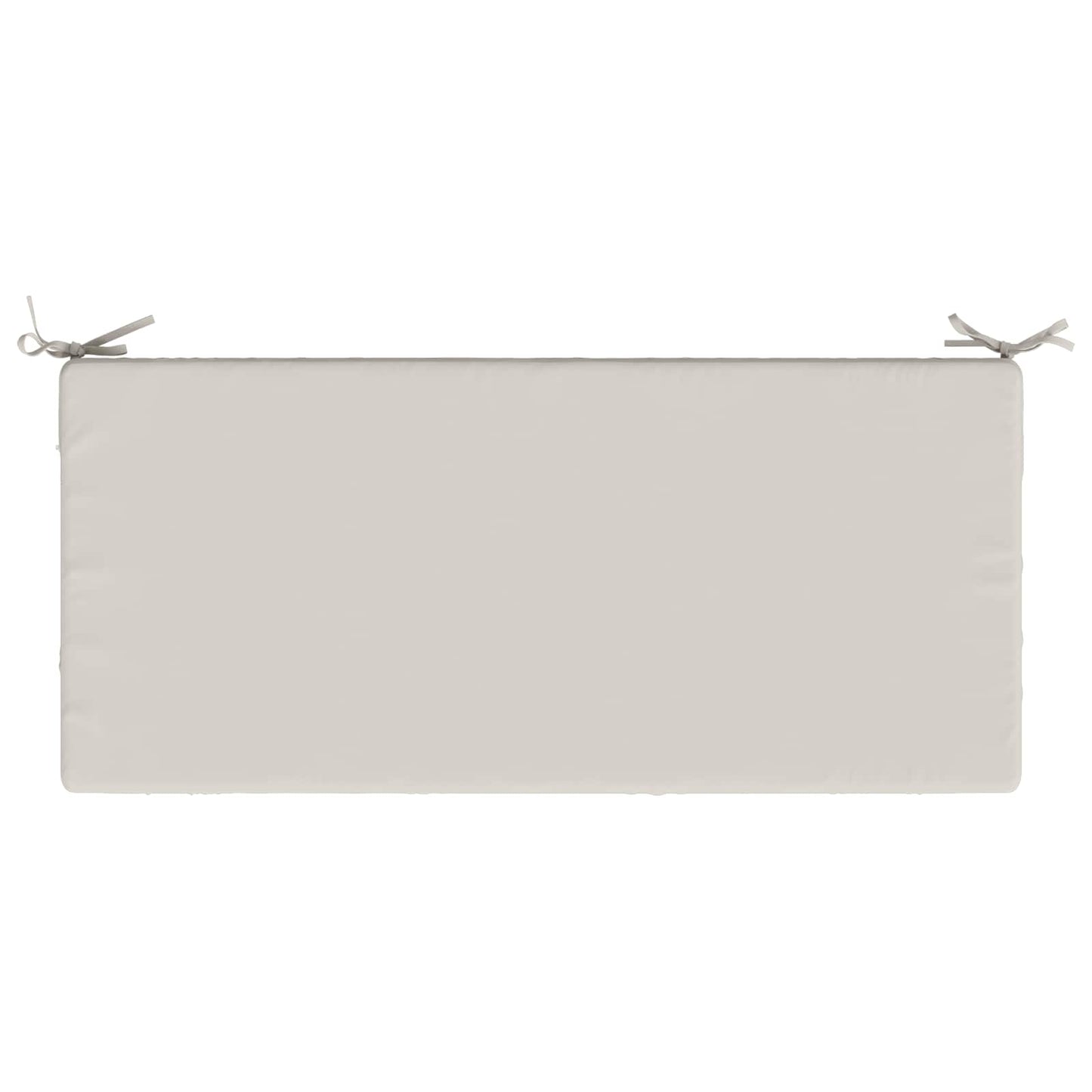 2-Piece Bench Cushions SOEST 2 pcs 100% Polyester White
