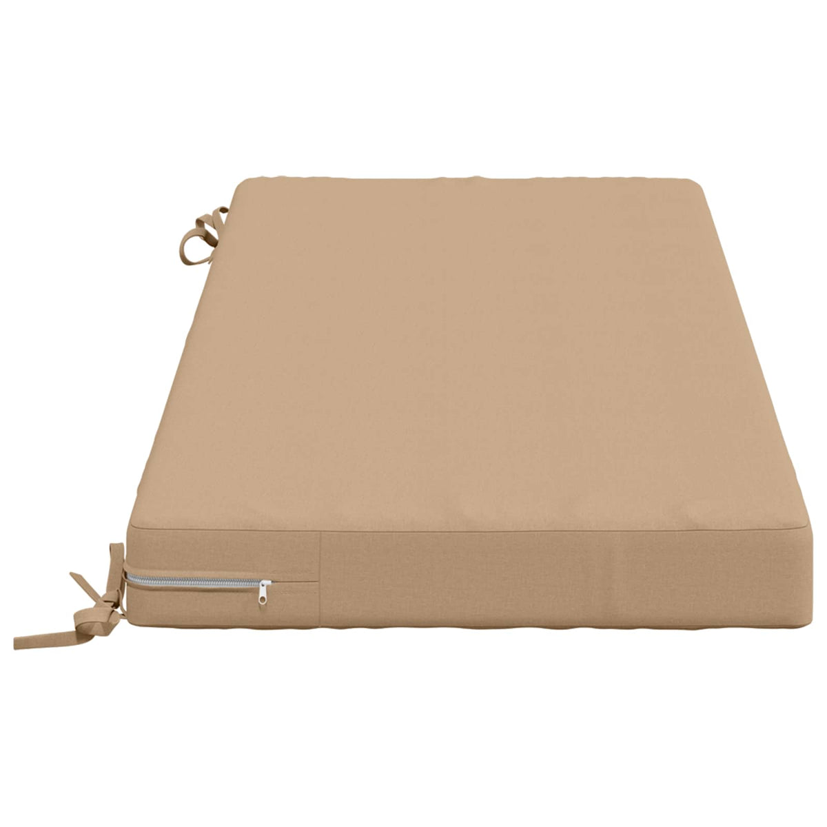 Bench Cushion SOEST 100% Polyester Sand 120 x 50 x 8 cm