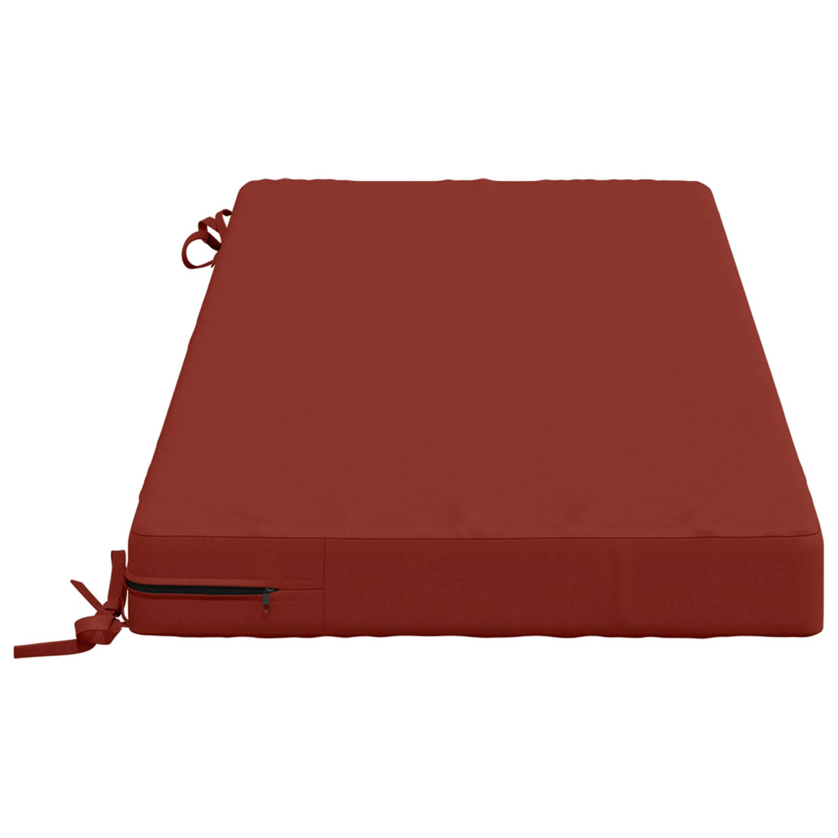 Bench Cushion SOEST 100% Polyester Red 120 x 50 x 8 cm