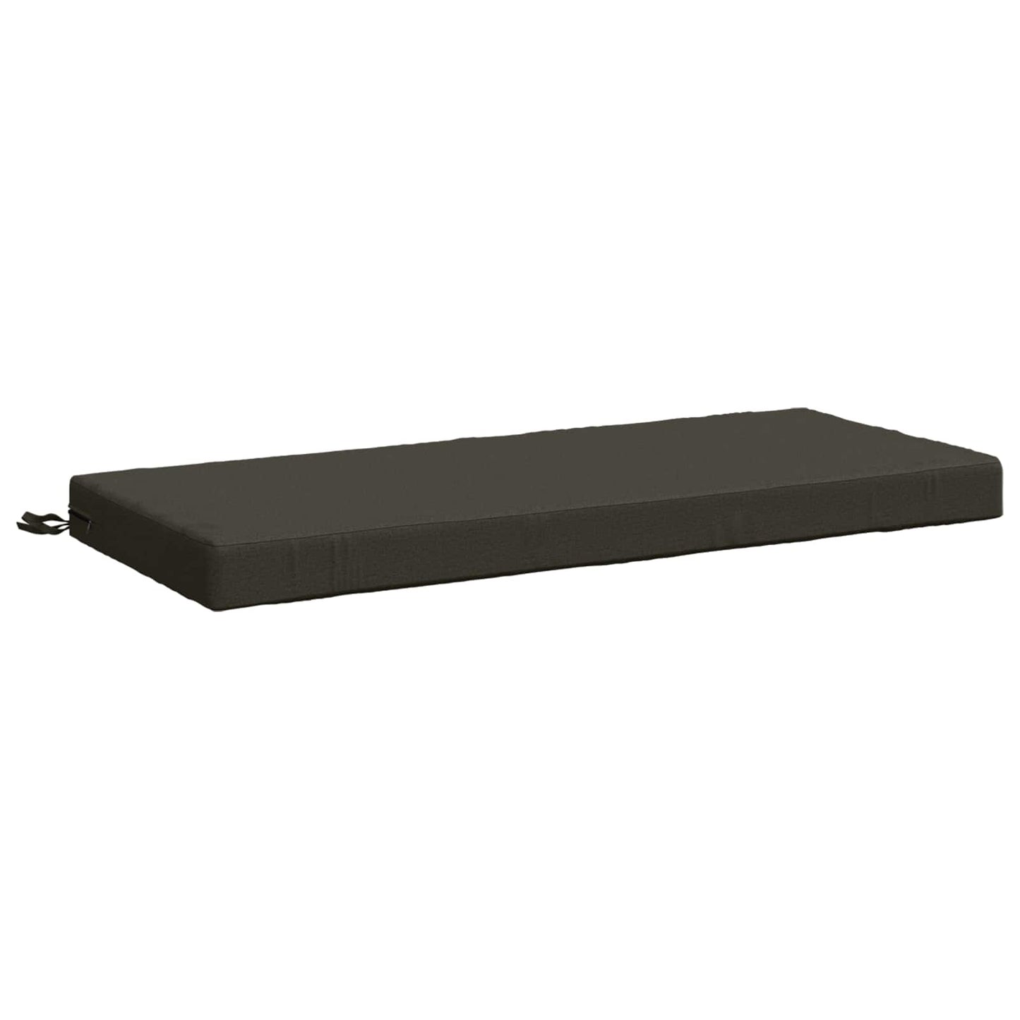 Bench Cushion SOEST 100% Polyester Anthracite 120 x 50 x 8 cm