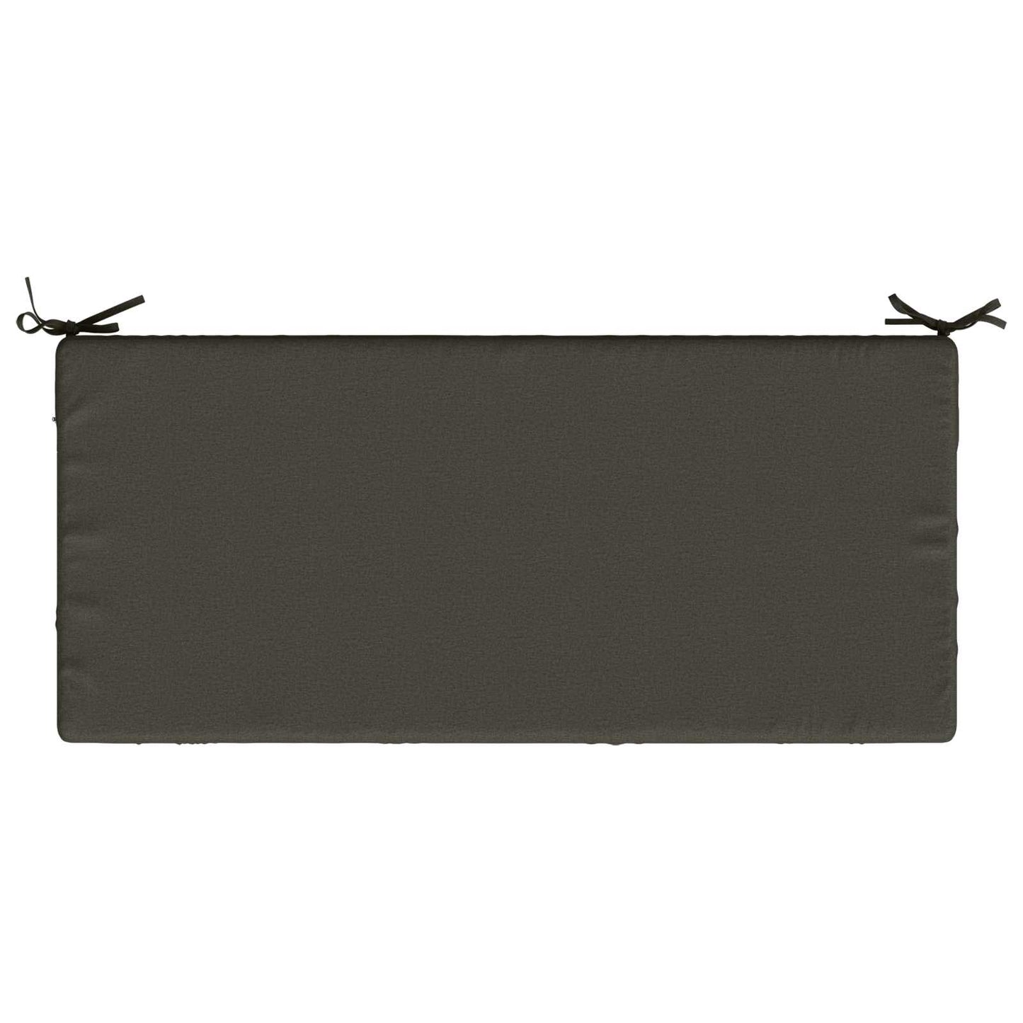 Bench Cushion SOEST 100% Polyester Anthracite 120 x 50 x 8 cm