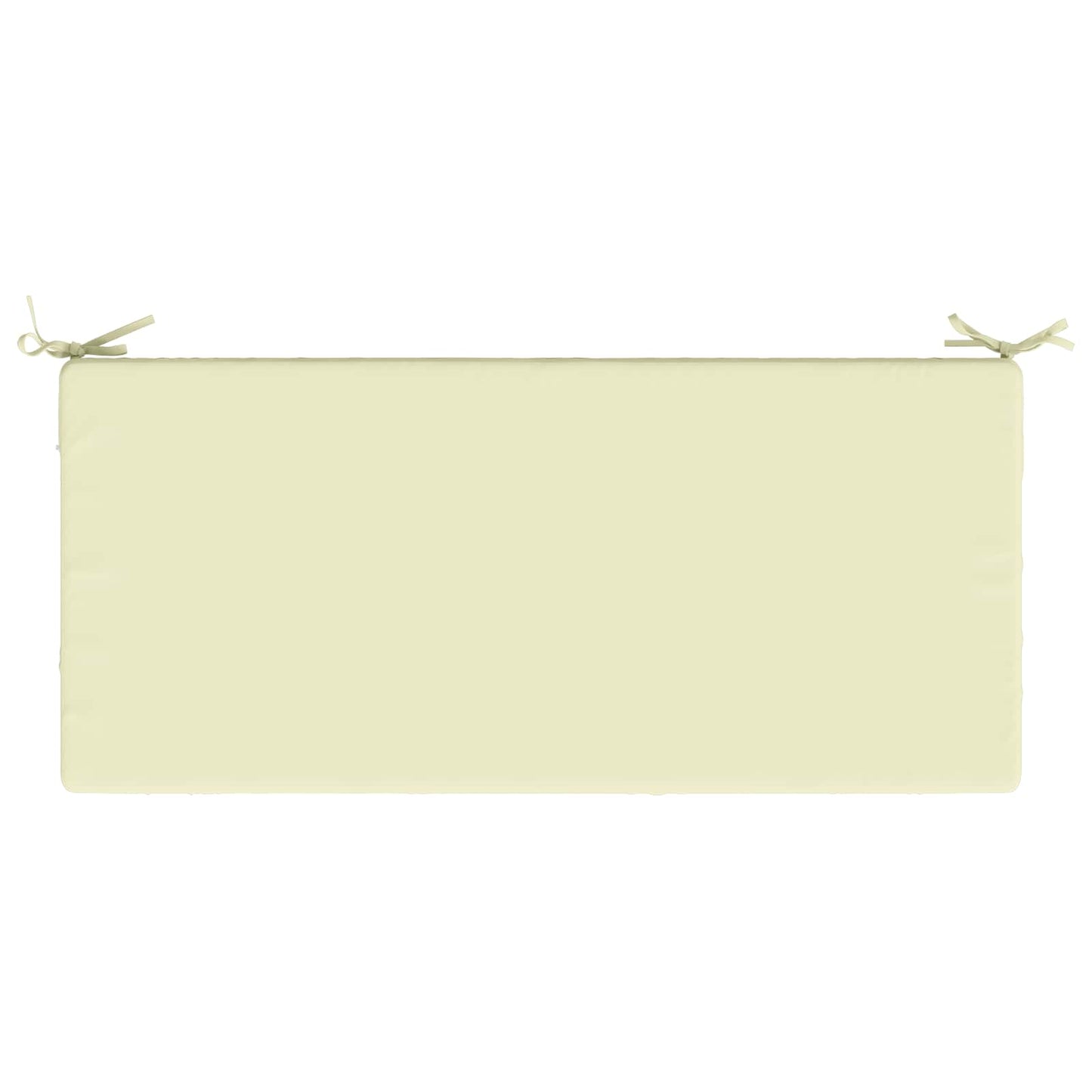 Bench Cushion SOEST 100% Polyester Cream 120 x 50 x 8 cm