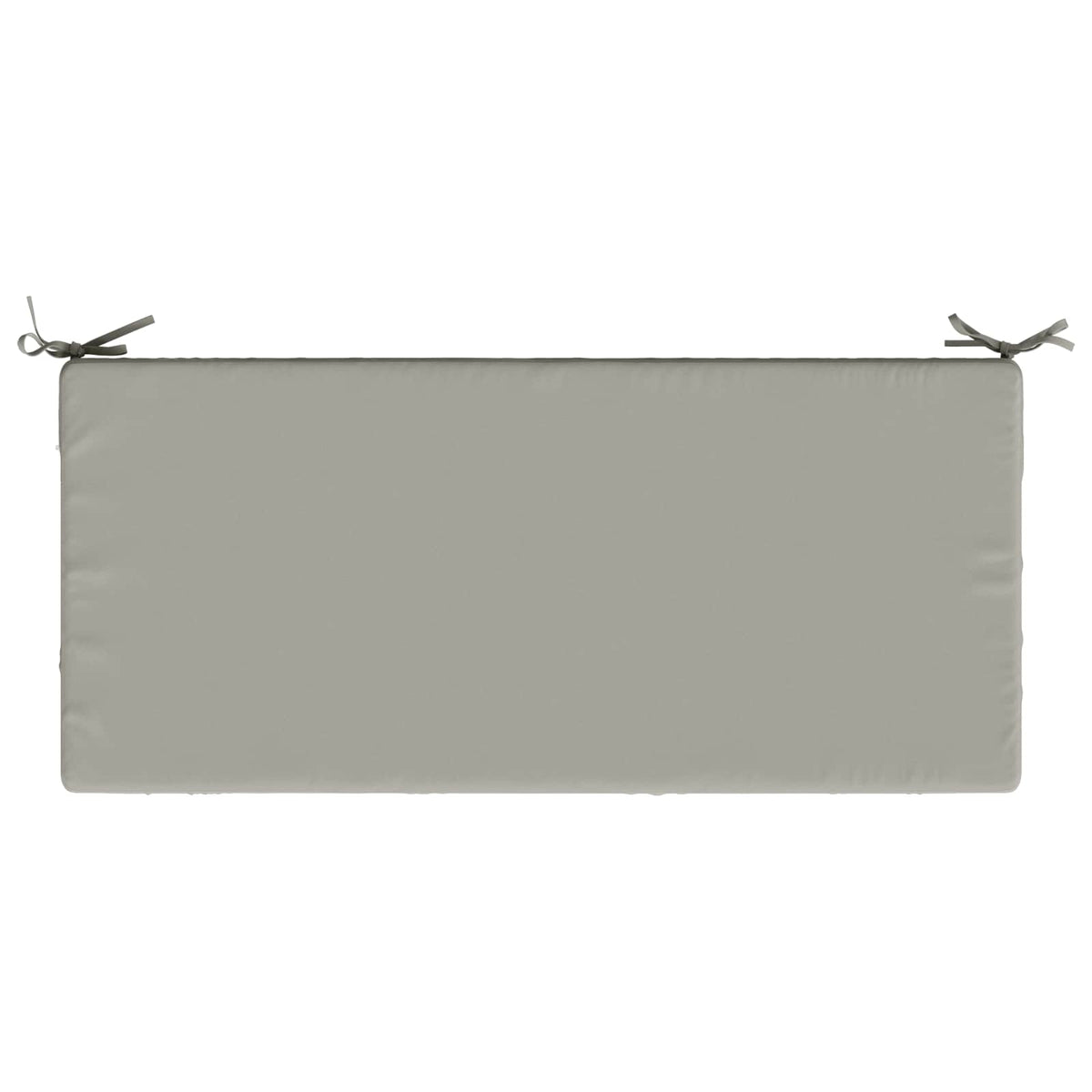 Bench Cushions SOEST 2 pcs 100% Polyester Grey 120 x 50 x 8 cm