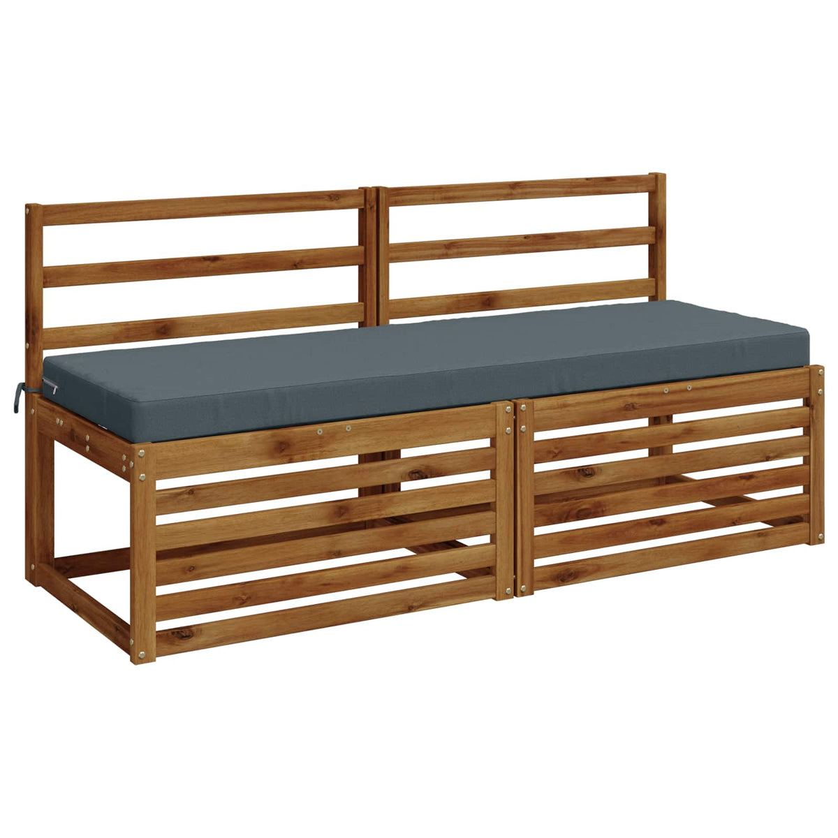 Bench Cushion SOEST 100% Polyester Blue 140 x 50 x 8 cm