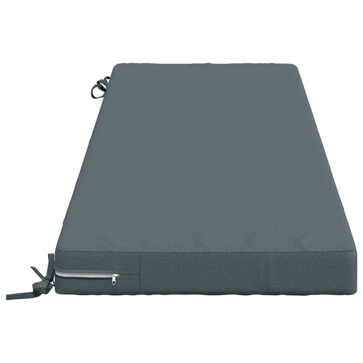 Bench Cushion SOEST 100% Polyester Blue 140 x 50 x 8 cm