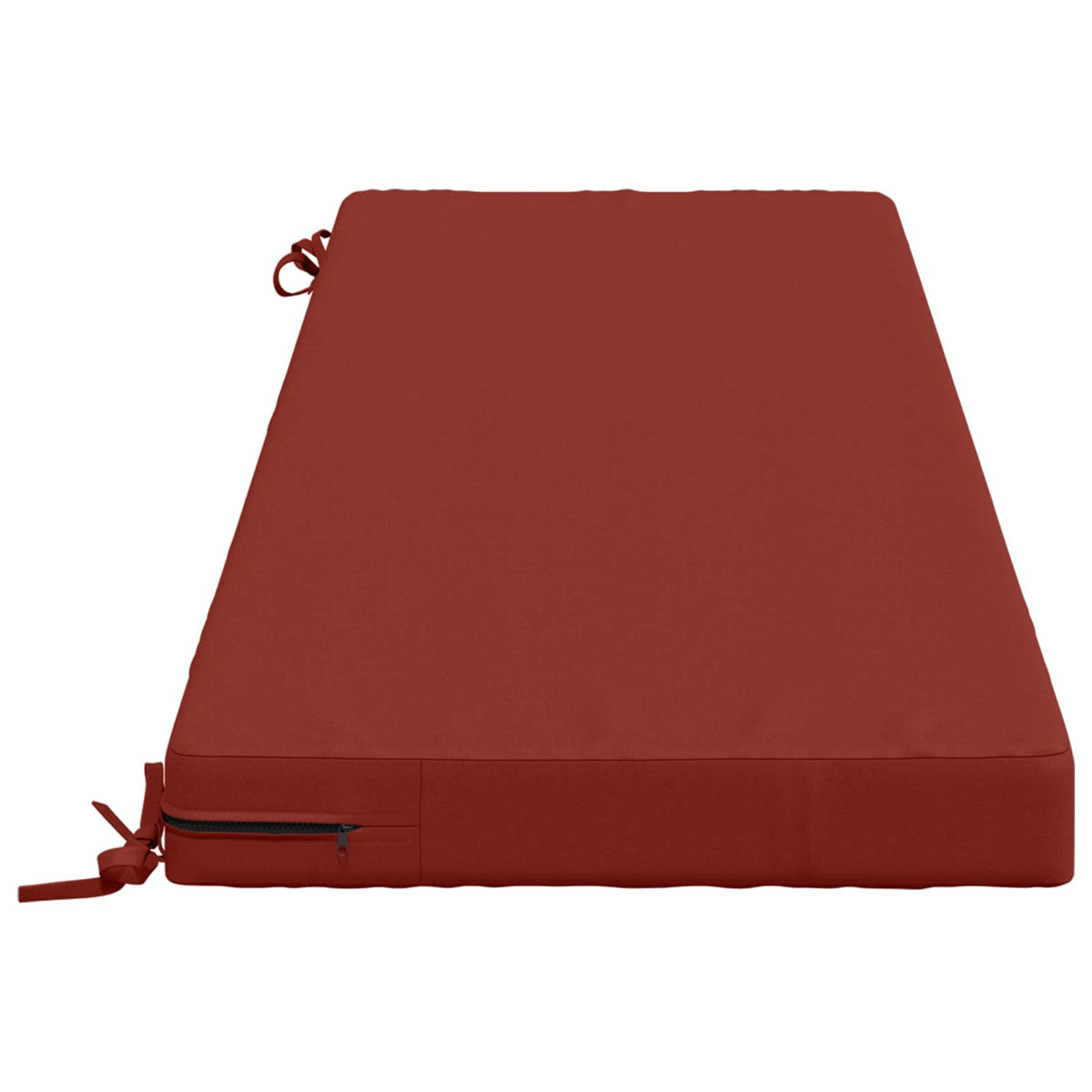 Bench Cushions SOEST 2 pcs 100% Polyester Red 140 x 50 x 8 cm