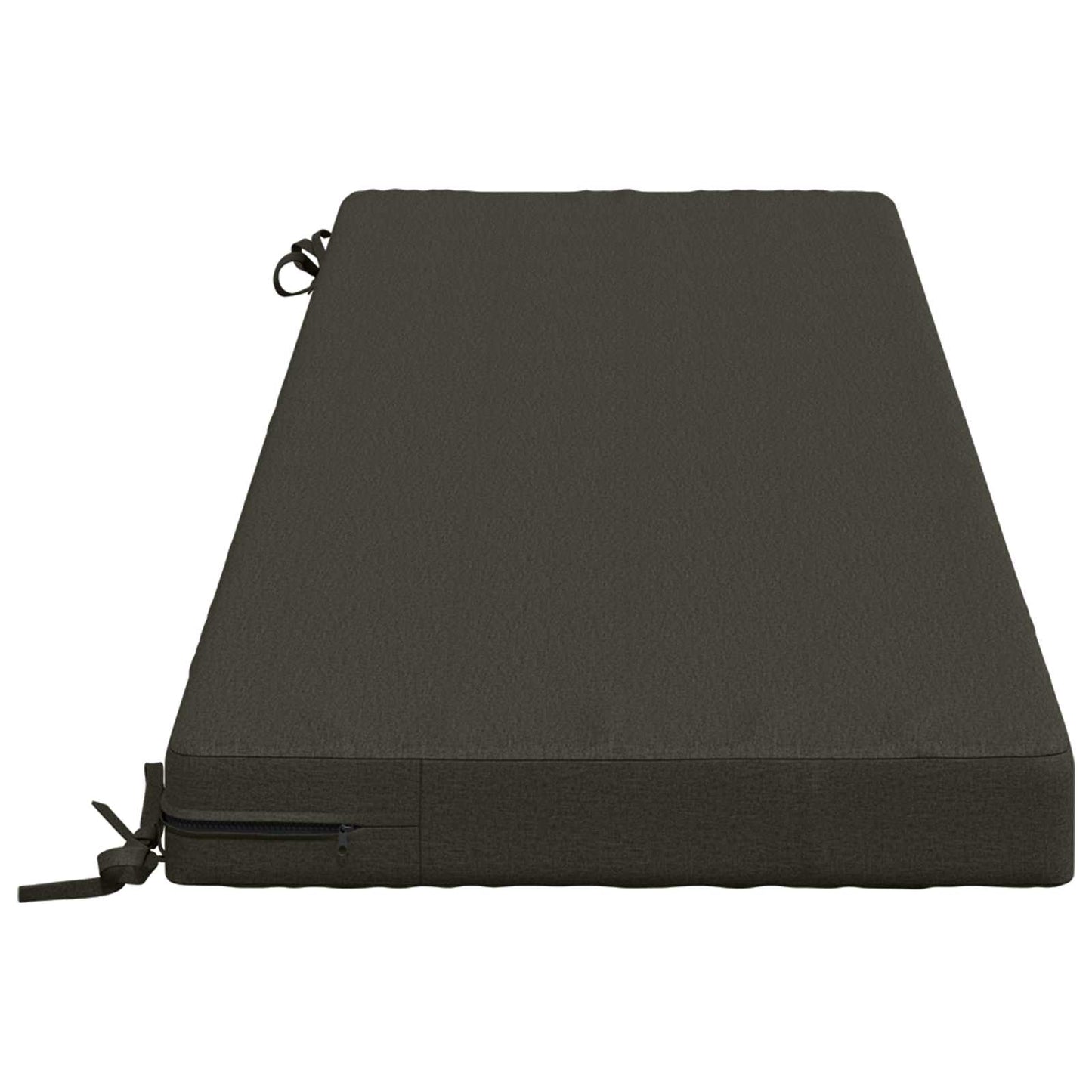 2-Piece Bench Cushions SOEST 2 pcs 100% Polyester Anthracite