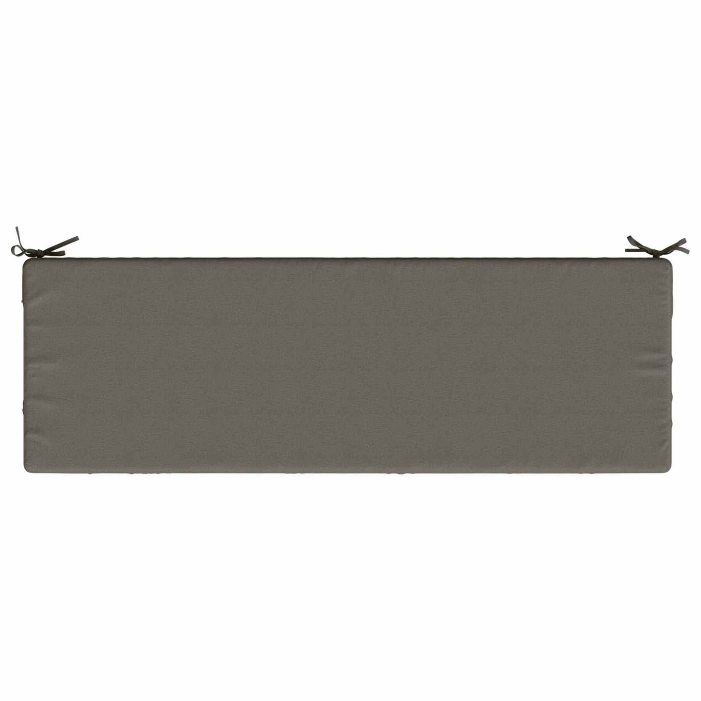 Bench Cushion SOEST 100% Polyester Grey 140 x 50 x 8 cm
