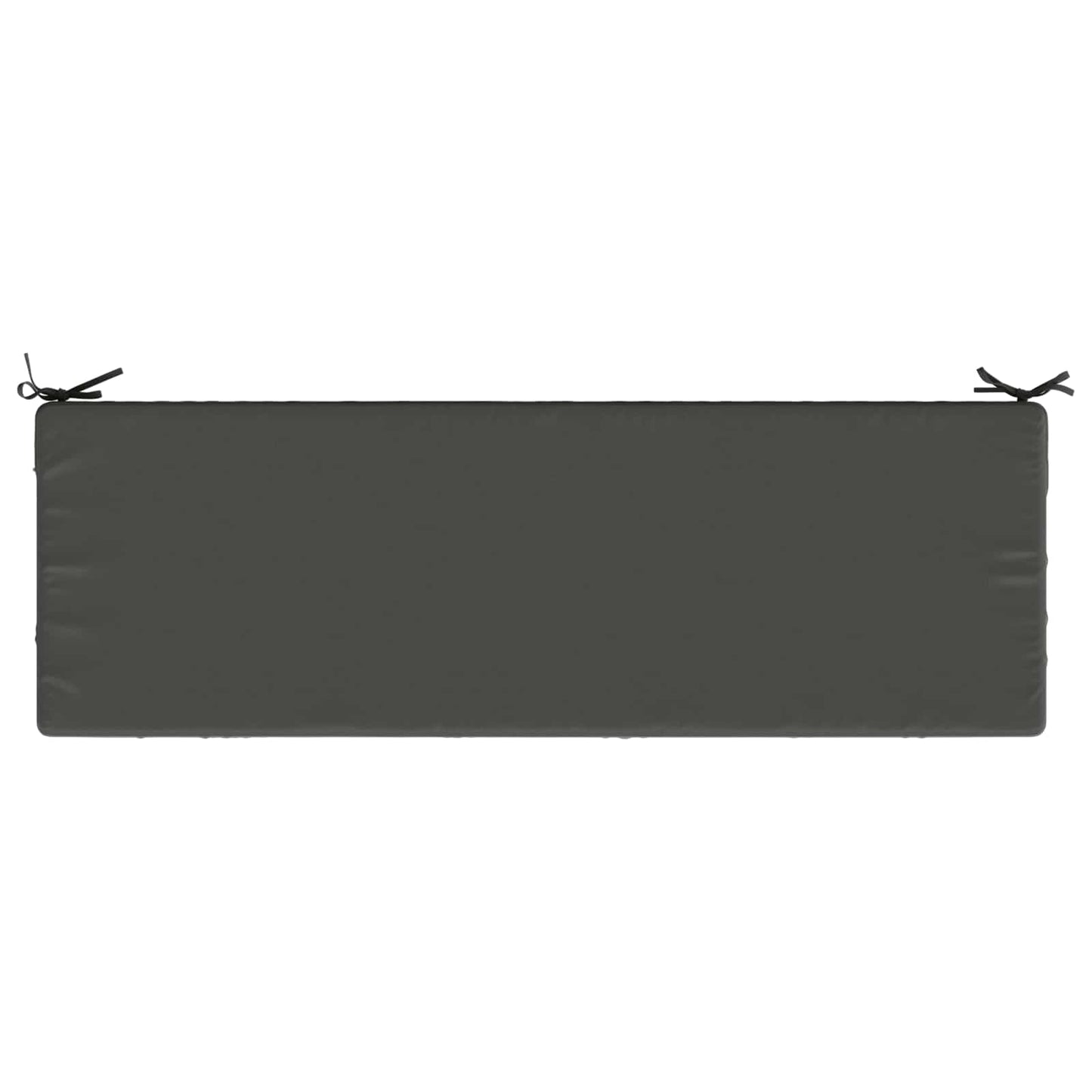 Bench Cushion SOEST 100% Polyester Anthracite 140 x 50 x 8 cm