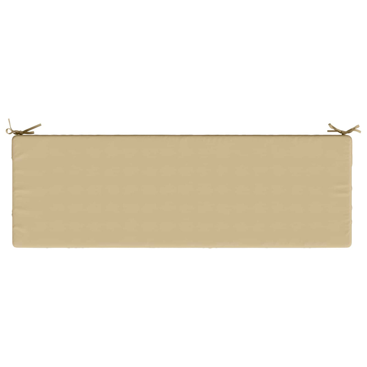 2-Piece Bench Cushions SOEST 2 pcs 100% Polyester Beige