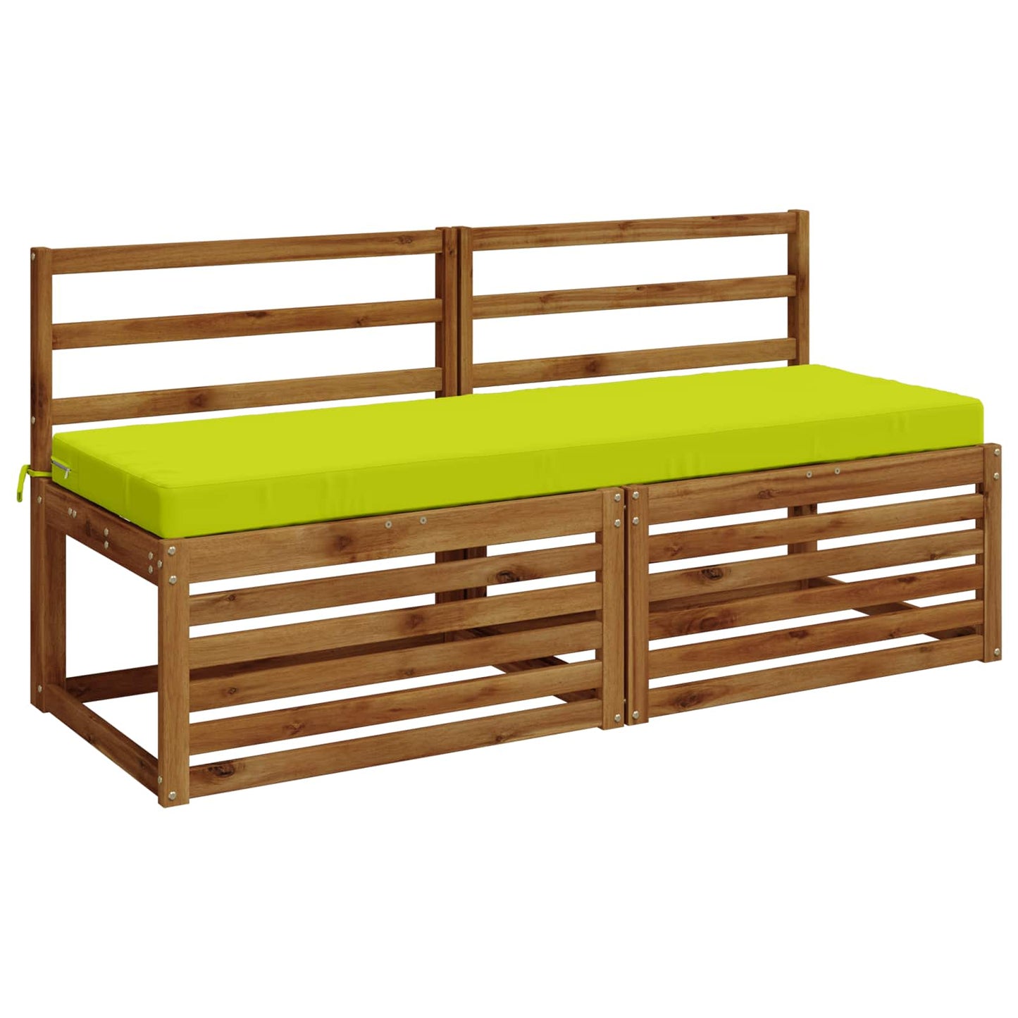 Bench Cushion SOEST 100% Polyester Bright Green 140 x 50 x 8 cm