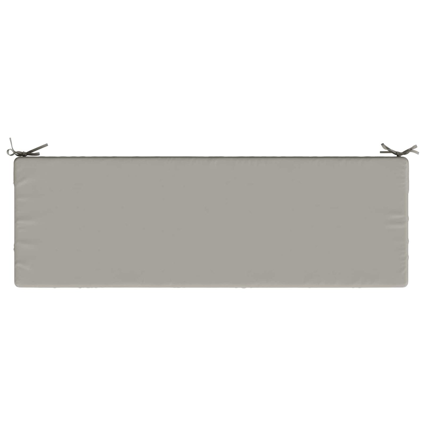 Bench Cushion SOEST 100% Polyester Grey 140 x 50 x 8 cm