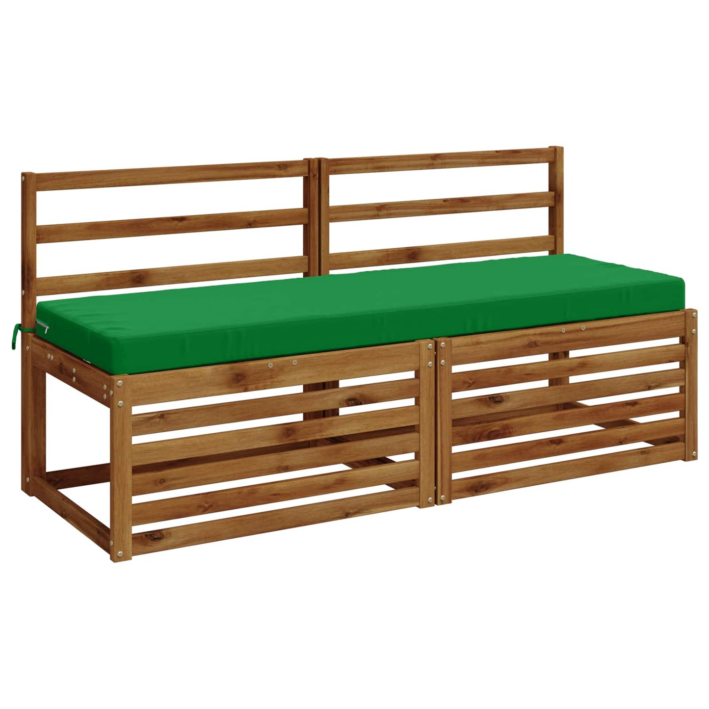 Bench Cushion SOEST 100% Polyester Green 140 x 50 x 8 cm