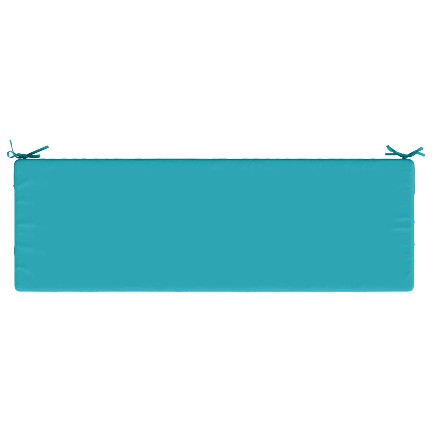 Bench Cushion SOEST 100% Polyester Turquoise 140 x 50 x 8 cm