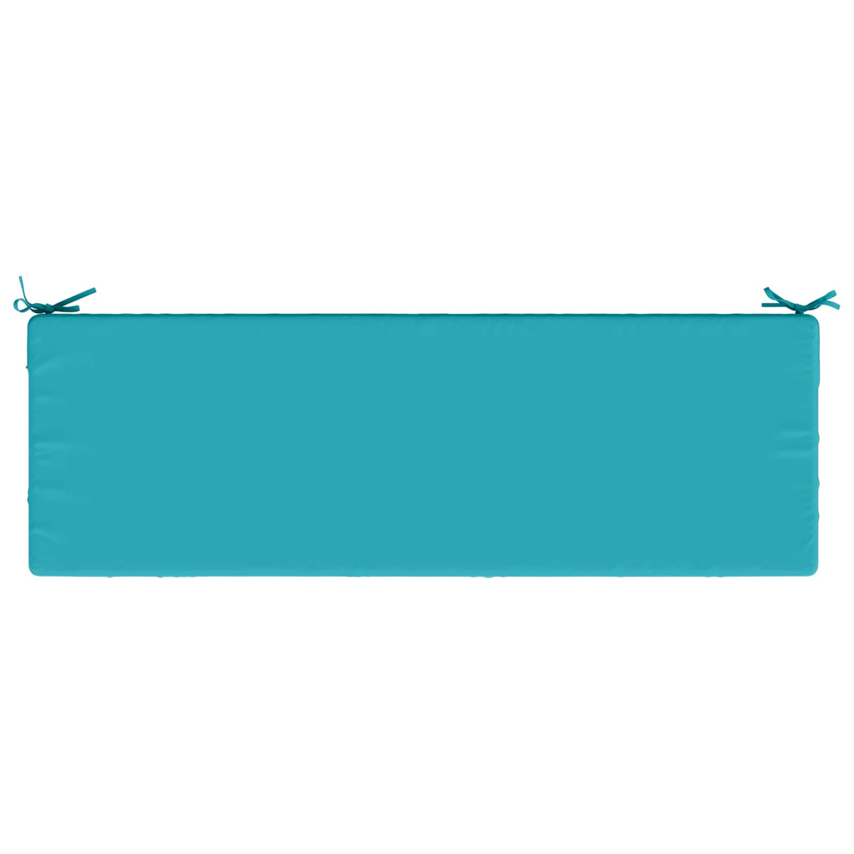 Bench Cushion SOEST 100% Polyester Turquoise 140 x 50 x 8 cm