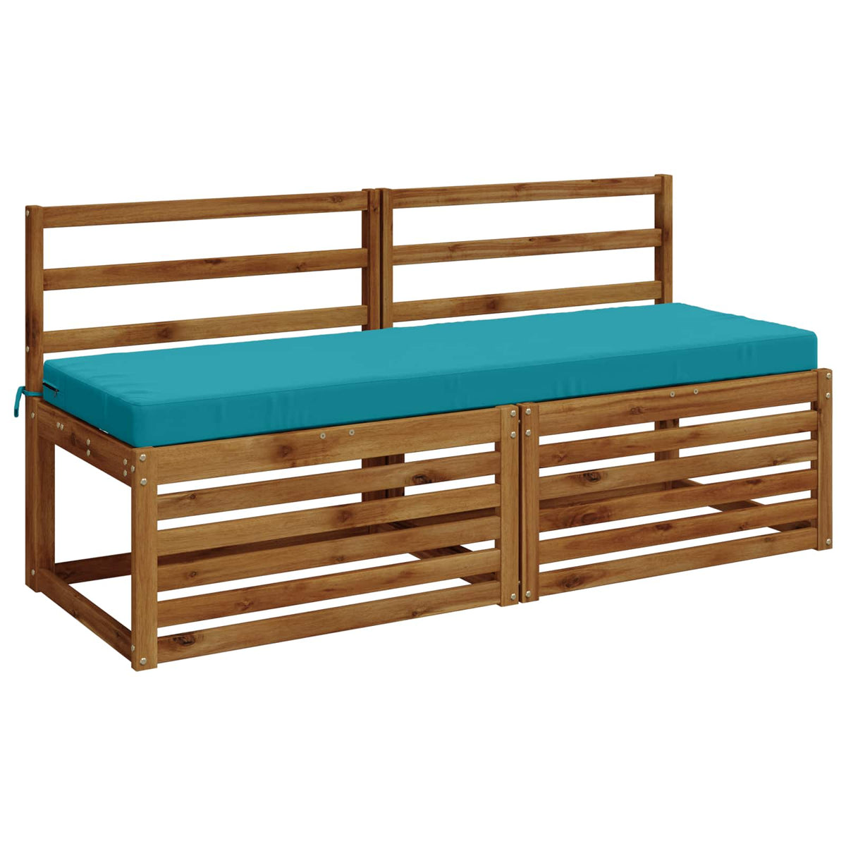 Bench Cushions SOEST 2 pcs 100% Polyester Turquoise