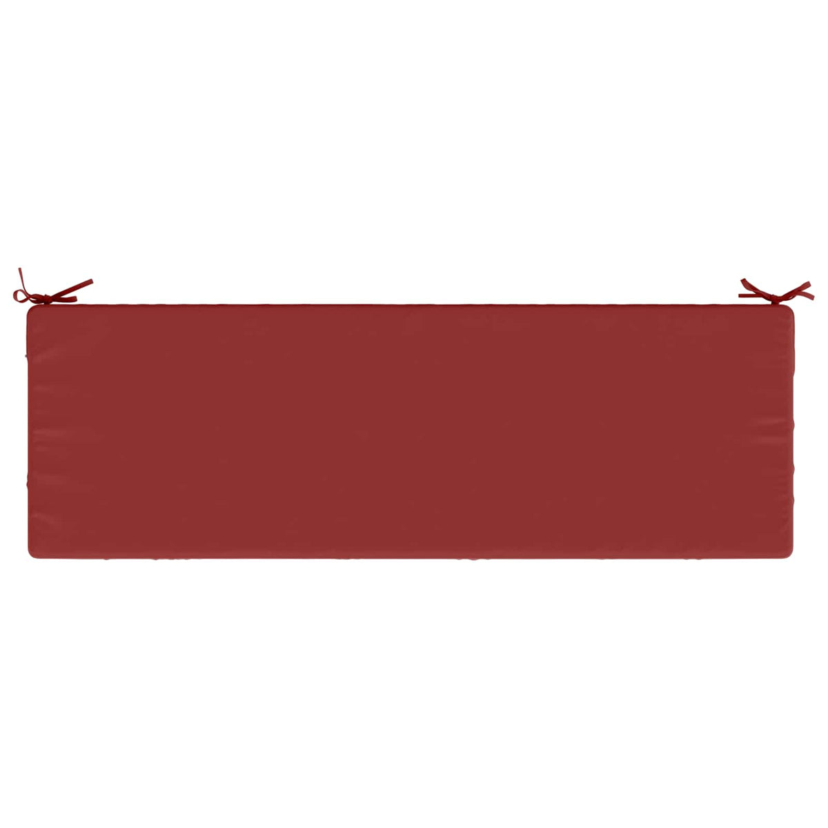 Bench Cushion SOEST 100% Polyester Wine Red 140 x 50 x 8 cm