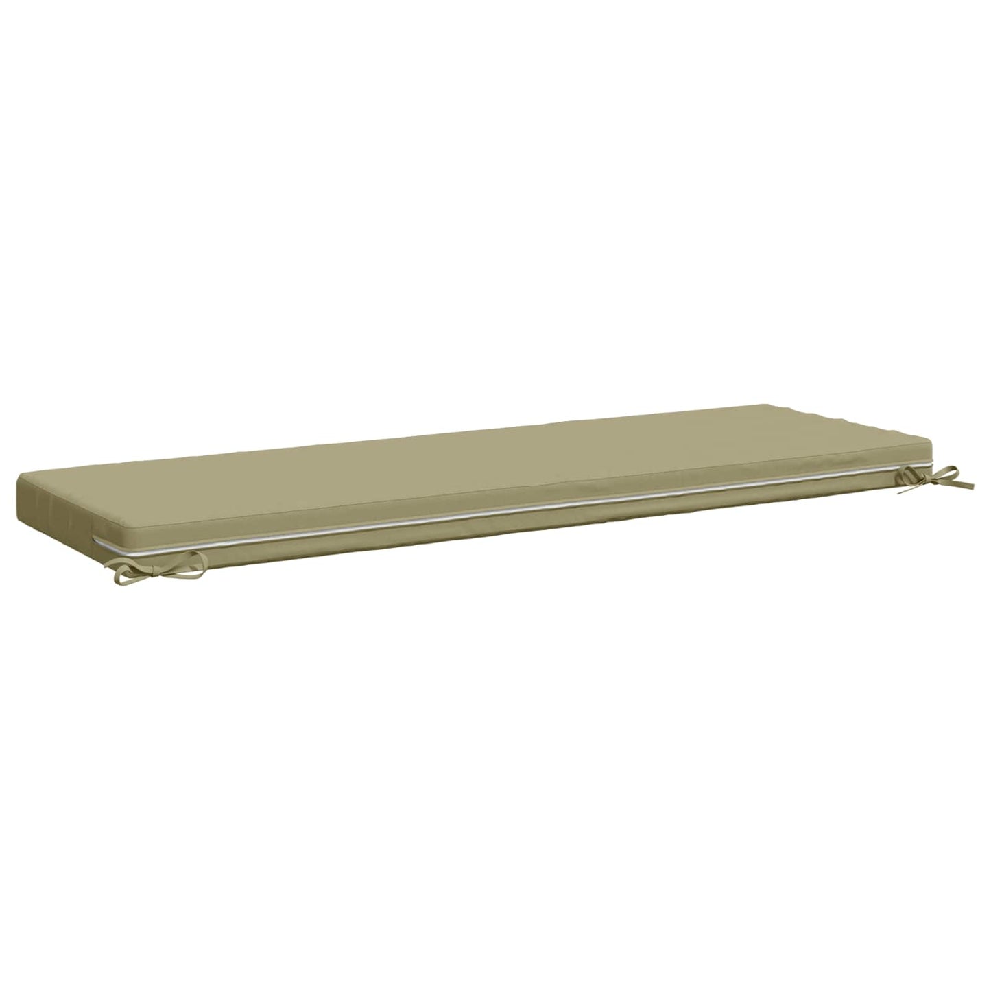 Bench Cushion SOEST 100% Polyester Light Green 150 x 50 x 8 cm