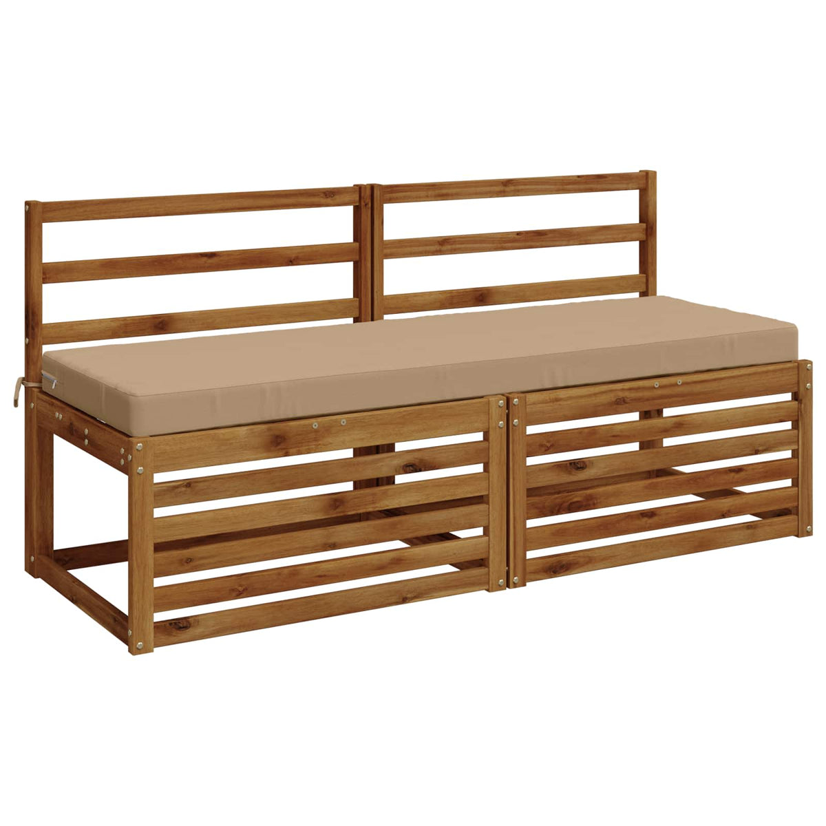 Bench Cushion SOEST 100% Polyester Sand 150 x 50 x 8 cm