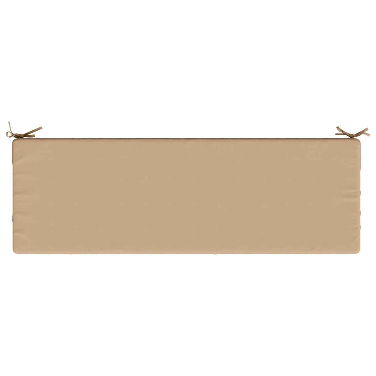 Bench Cushions SOEST 2 pcs 100% Polyester Sand 150 x 50 x 8 cm