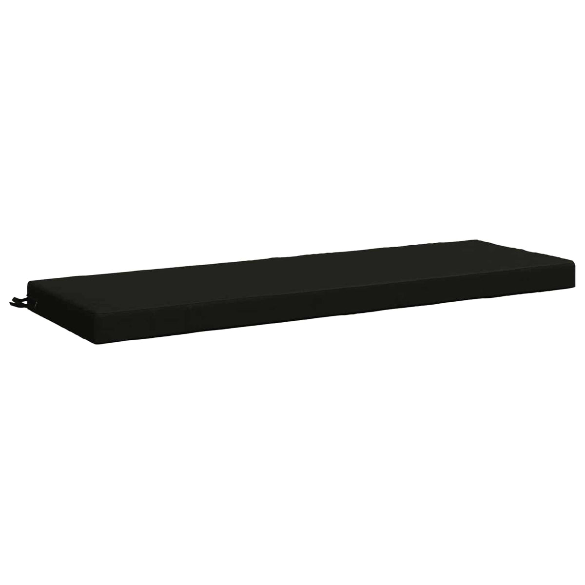 Bench Cushions SOEST 2 pcs 100% Polyester Black 150 x 50 x 8 cm