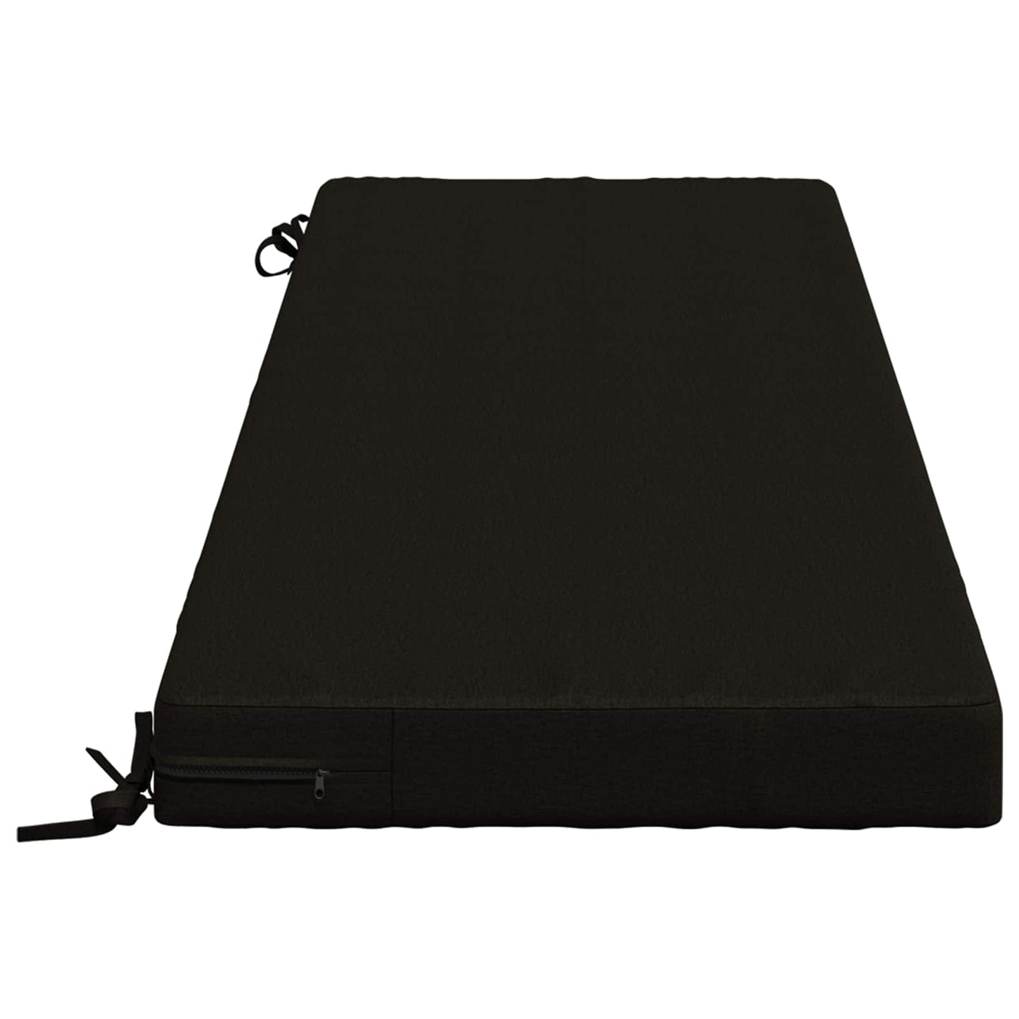 2-Piece Bench Cushions SOEST 2 pcs 100% Polyester Black