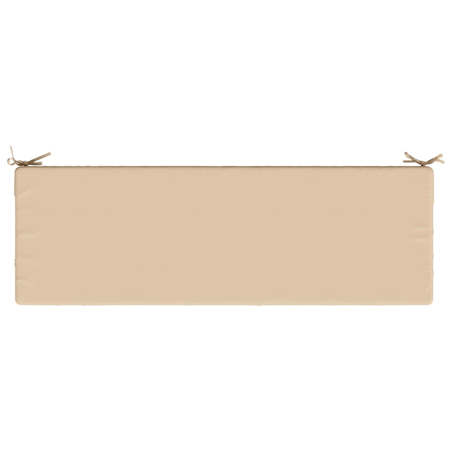 Bench Cushion SOEST 100% Polyester Cream 150 x 50 x 8 cm