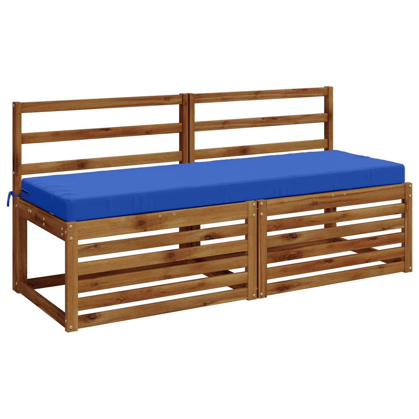 Bench Cushion SOEST 100% Polyester Royal Blue 150 x 50 x 8 cm