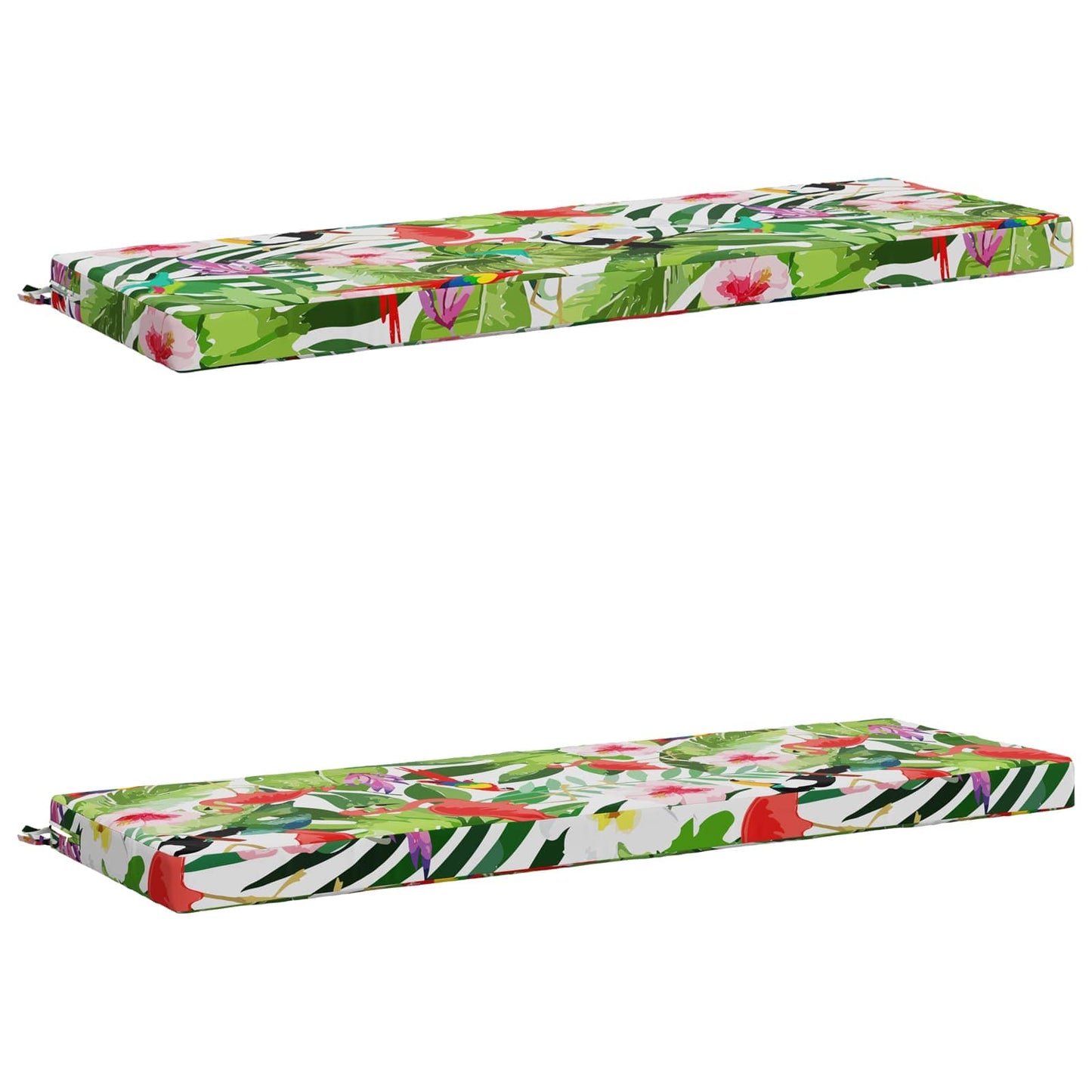 2-Piece Bench Cushions SOEST 2 pcs 100% Polyester Multicolour