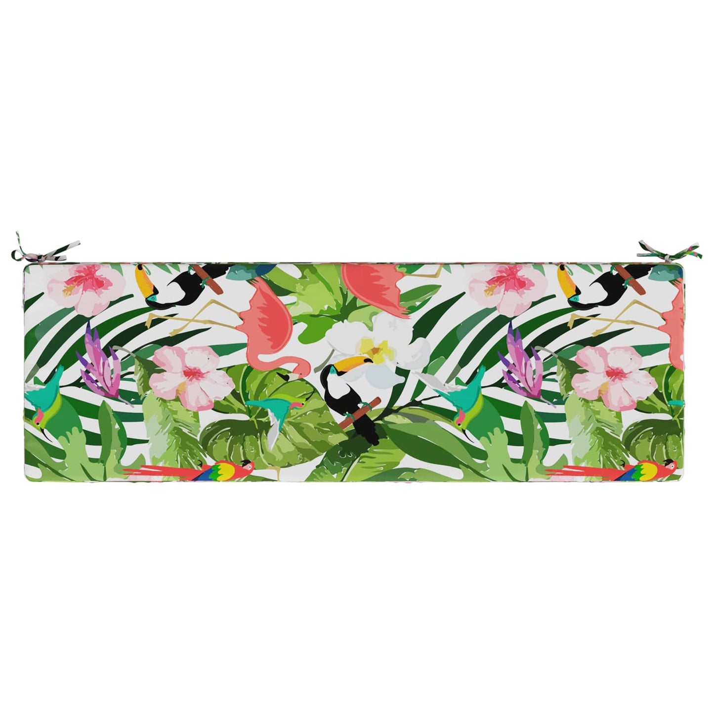 2-Piece Bench Cushions SOEST 2 pcs 100% Polyester Multicolour