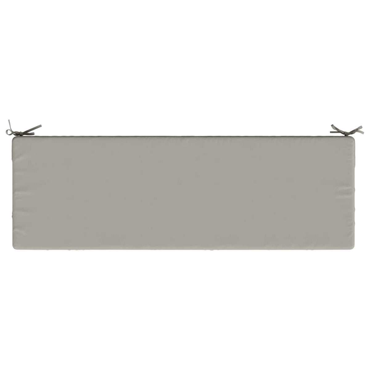 2-Piece Bench Cushions SOEST 2 pcs 100% Polyester Grey