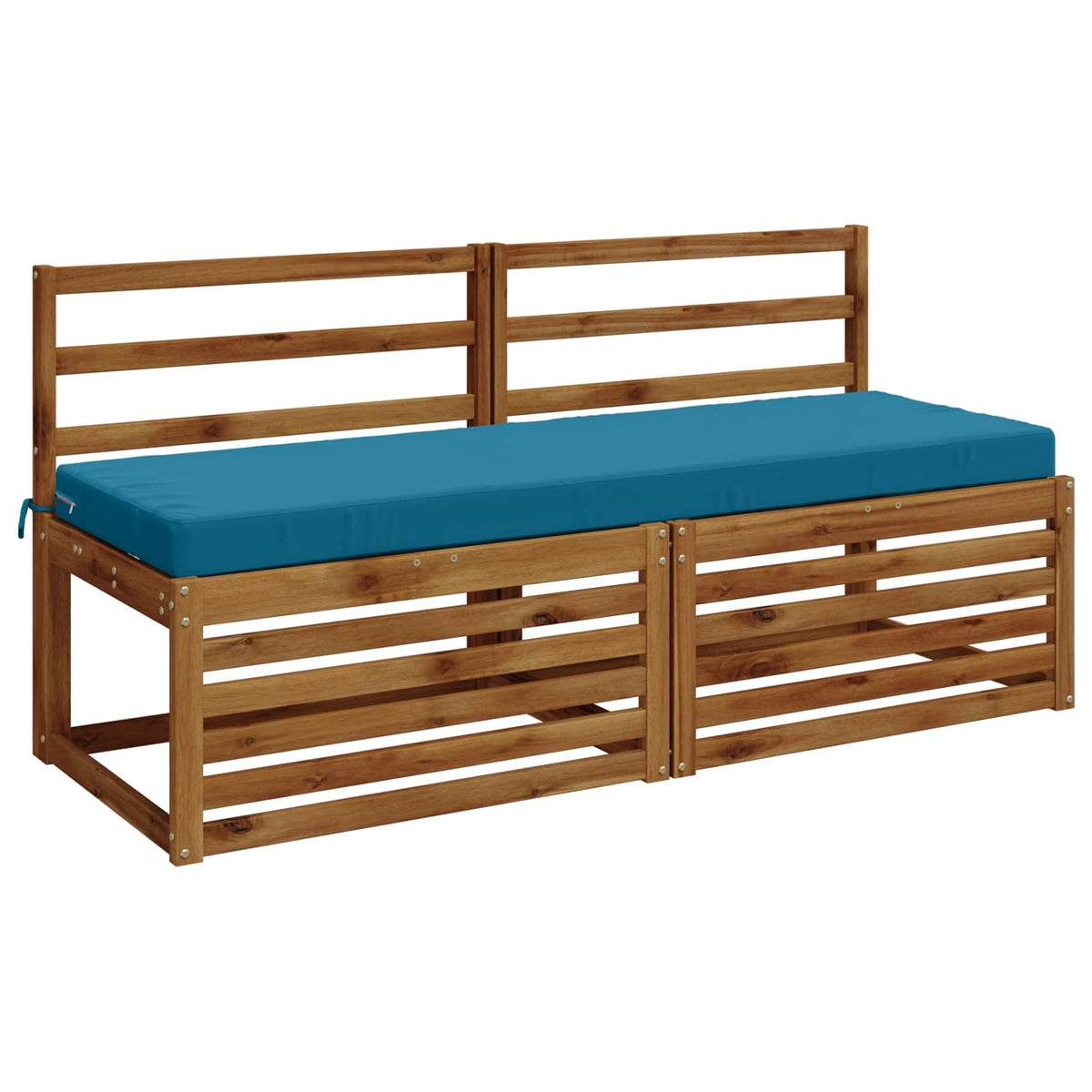 Bench Cushion SOEST 100% Polyester Light Blue 150 x 50 x 8 cm