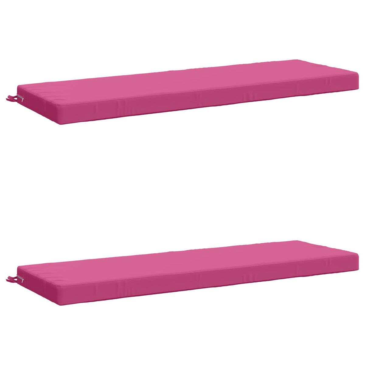 Bench Cushions SOEST 2 pcs 100% Polyester Pink 150 x 50 x 8 cm