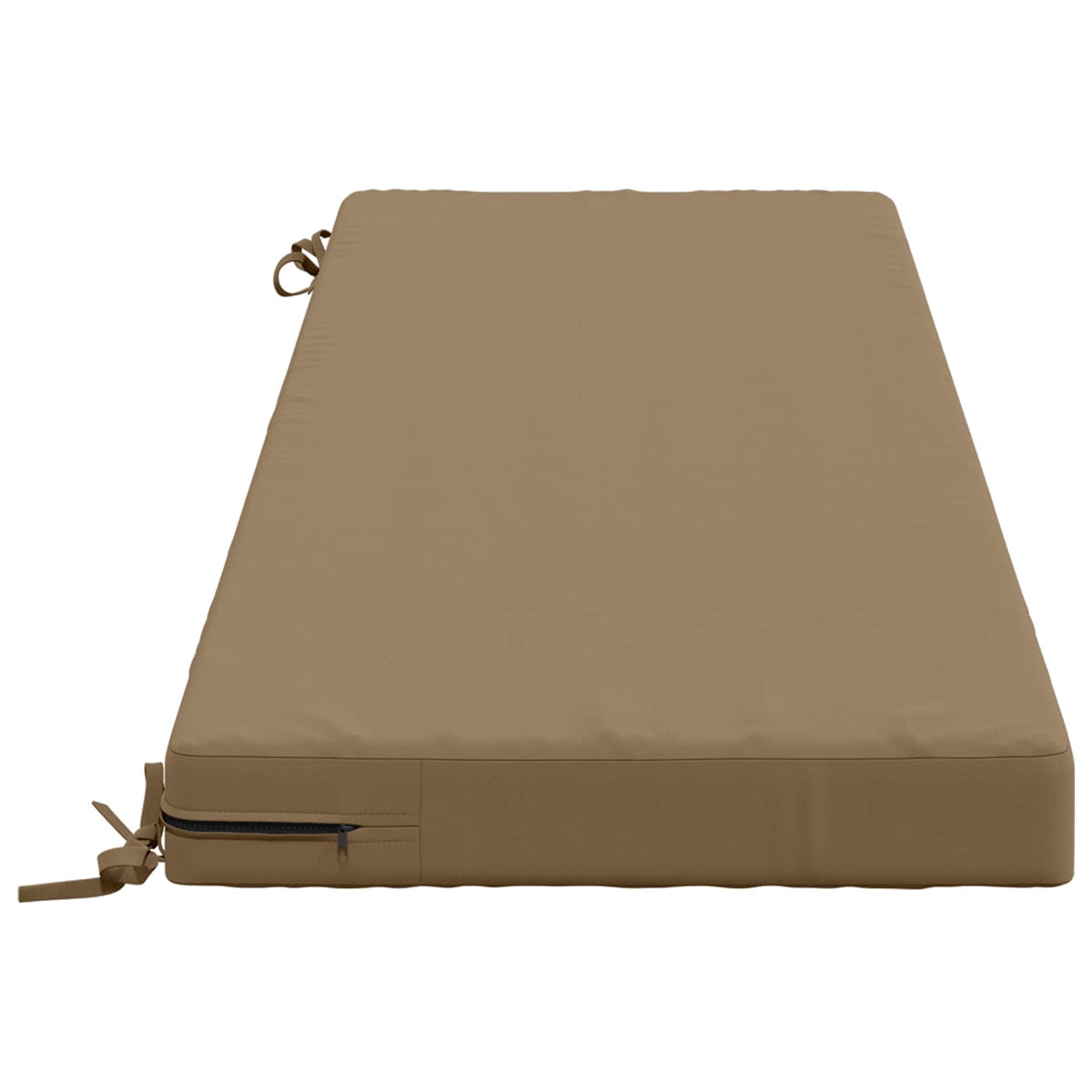 Bench Cushion SOEST 100% Polyester Taupe 150 x 50 x 8 cm