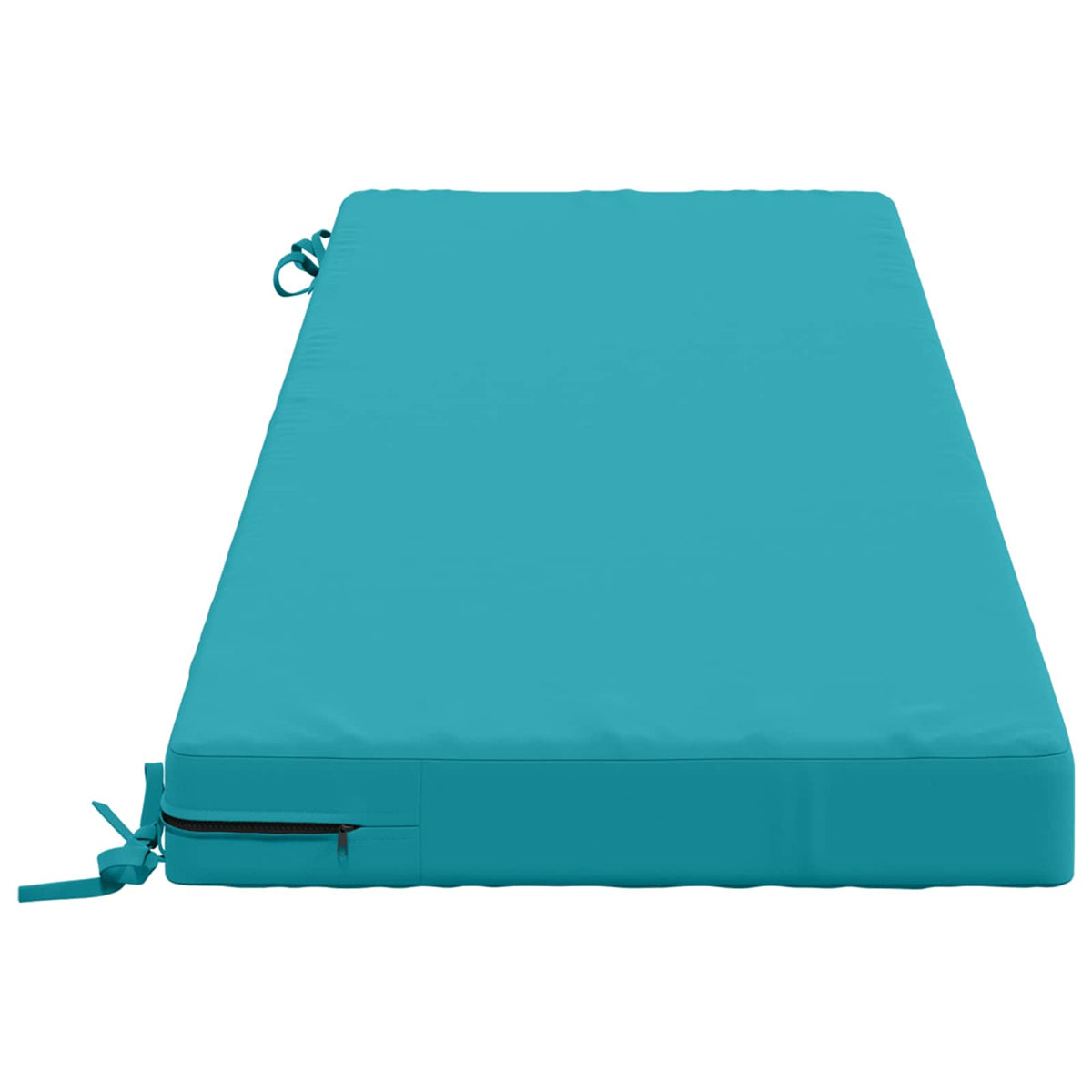 Bench Cushion SOEST 100% Polyester Turquoise 150 x 50 x 8 cm