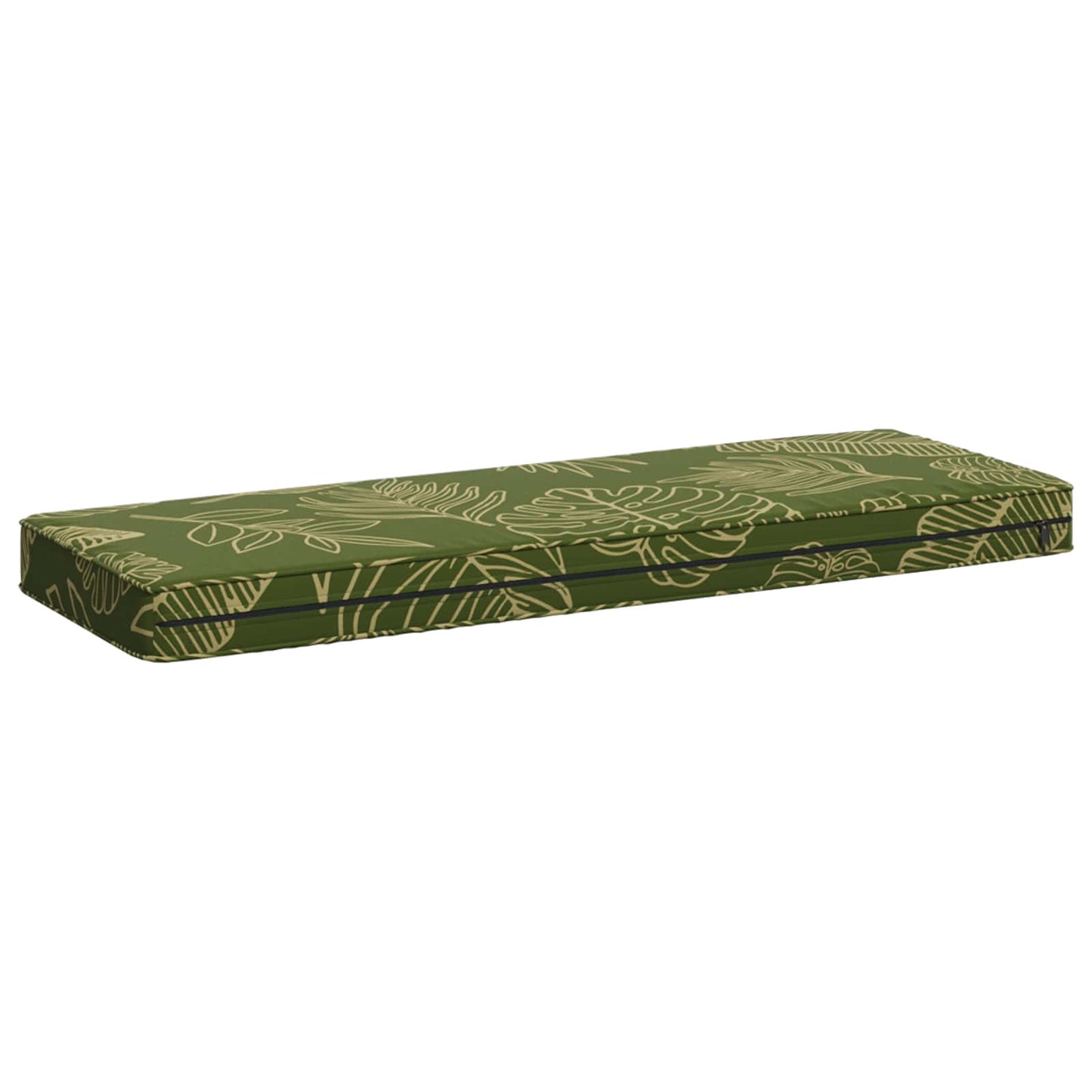 1-Piece Bench Cushion VUGHT 100% Polyester Leaf Design