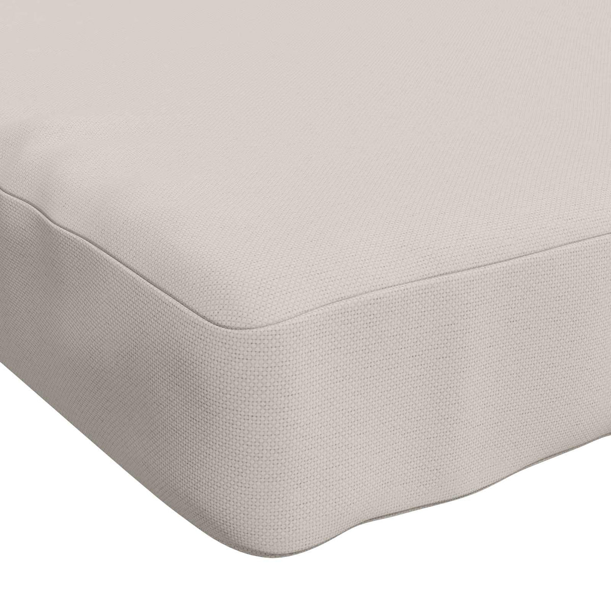 1-Piece Bench Cushion VUGHT 100% Polyester White 80 x 30 x 5 cm